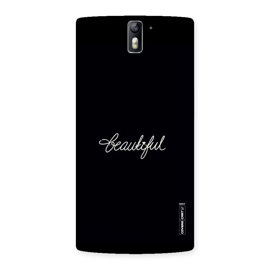 Classic Beautiful Back Case for One Plus One