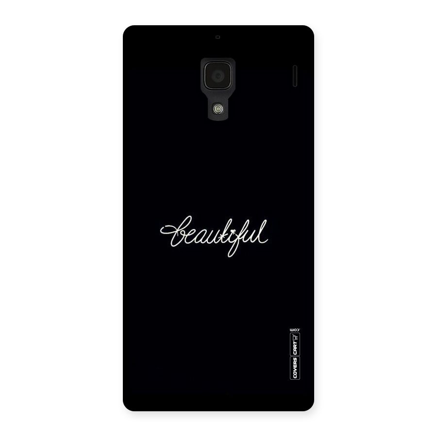 Classic Beautiful Back Case for Redmi 1S