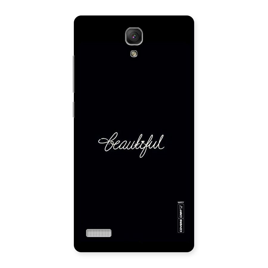 Classic Beautiful Back Case for Redmi Note