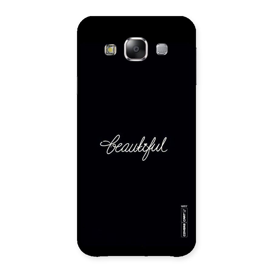 Classic Beautiful Back Case for Samsung Galaxy E5