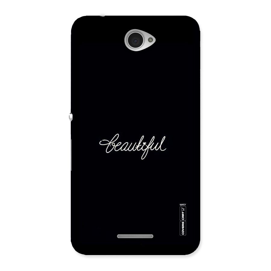 Classic Beautiful Back Case for Sony Xperia E4