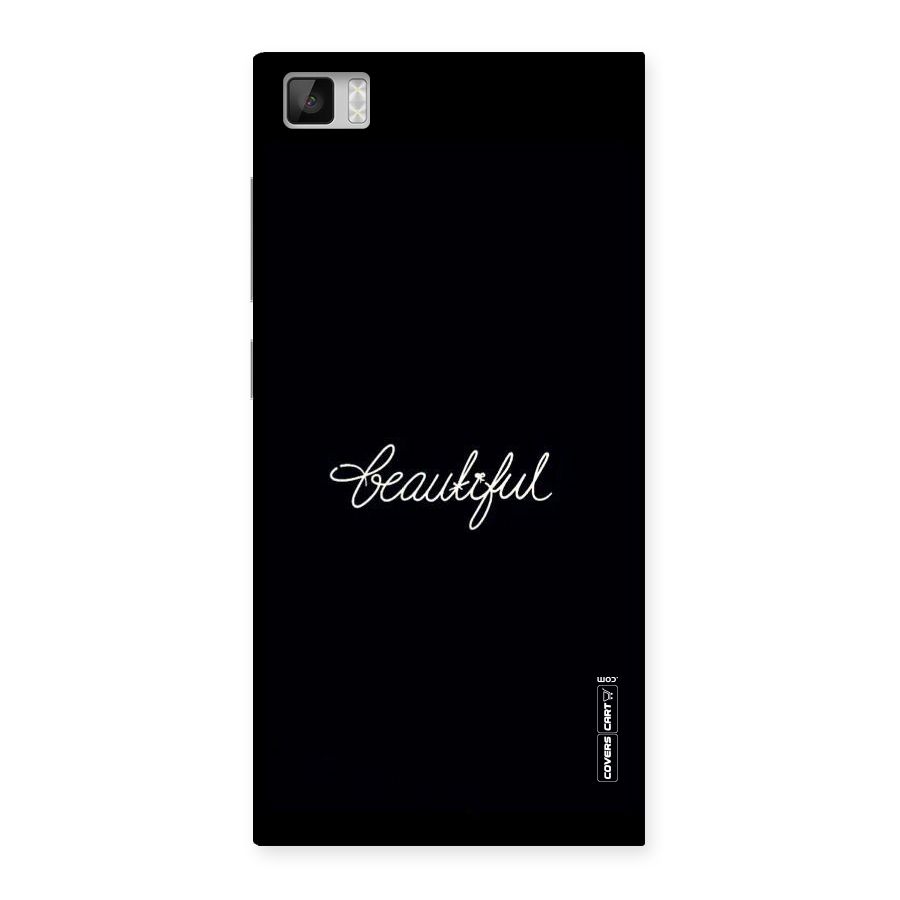 Classic Beautiful Back Case for Xiaomi Mi3