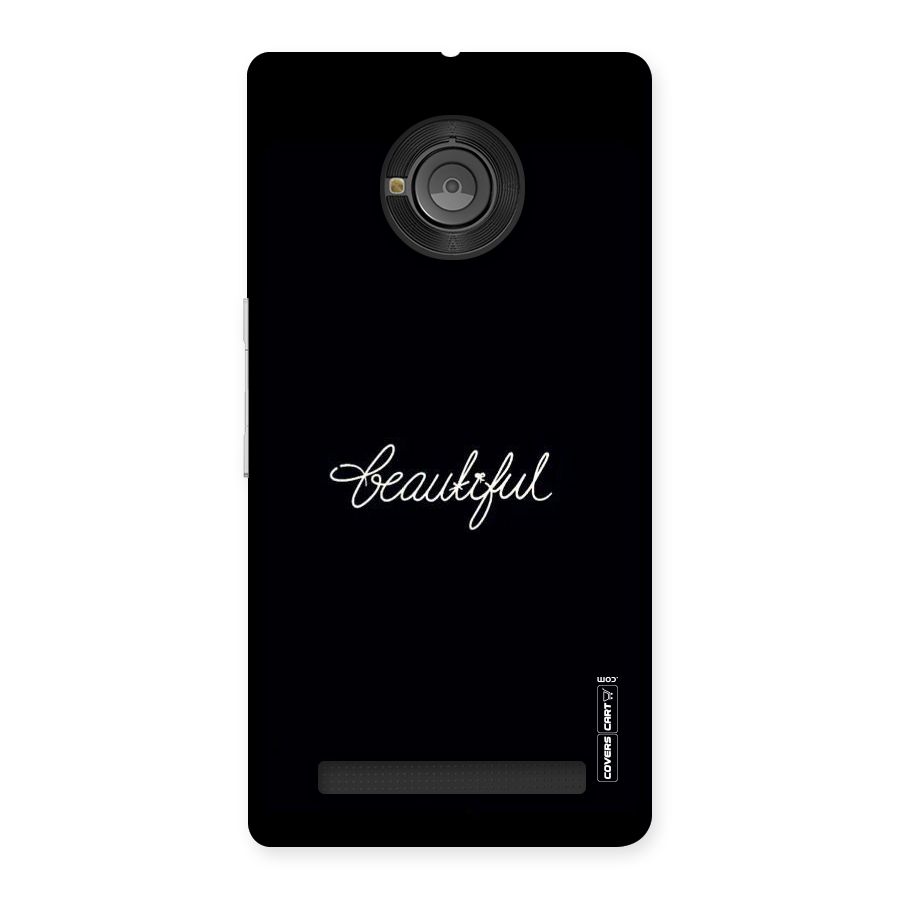Classic Beautiful Back Case for Yu Yunique