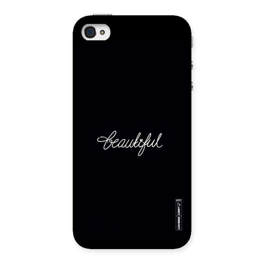 Classic Beautiful Back Case for iPhone 4 4s