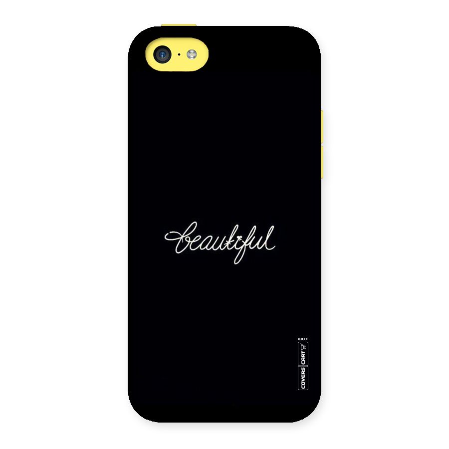 Classic Beautiful Back Case for iPhone 5C