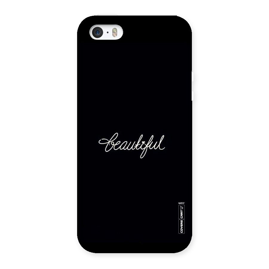 Classic Beautiful Back Case for iPhone SE