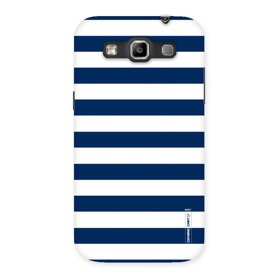 Classic Blue White Stripes Back Case for Galaxy Grand Quattro
