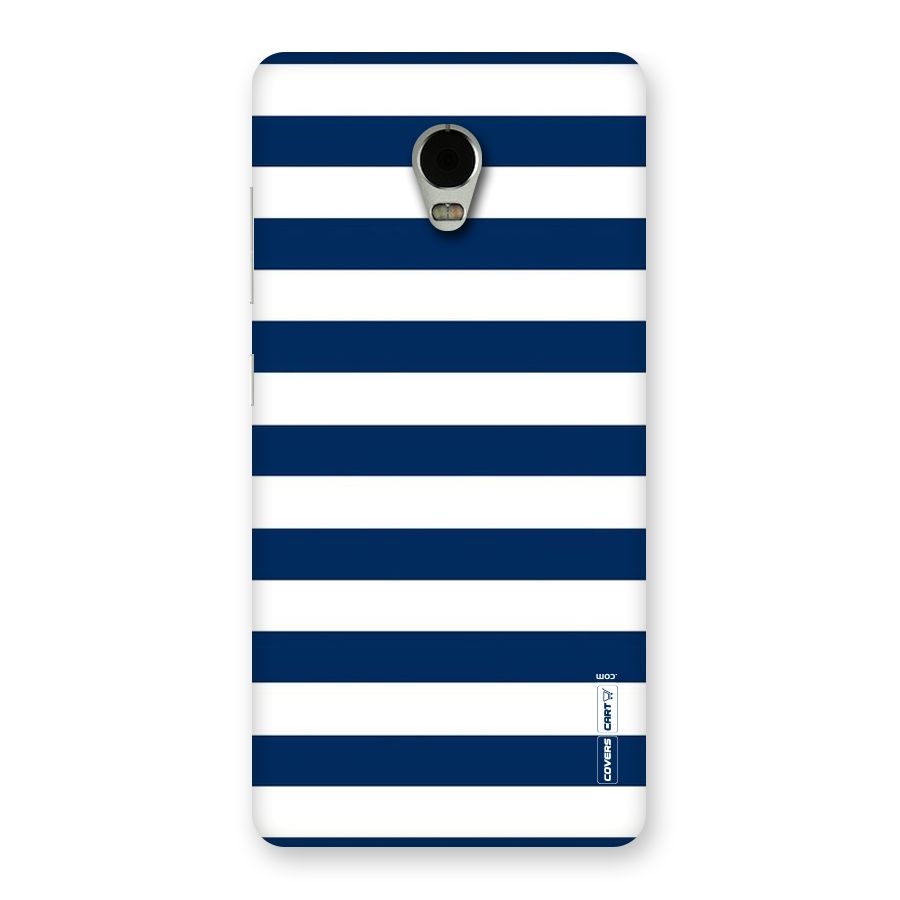 Classic Blue White Stripes Back Case for Lenovo Vibe P1