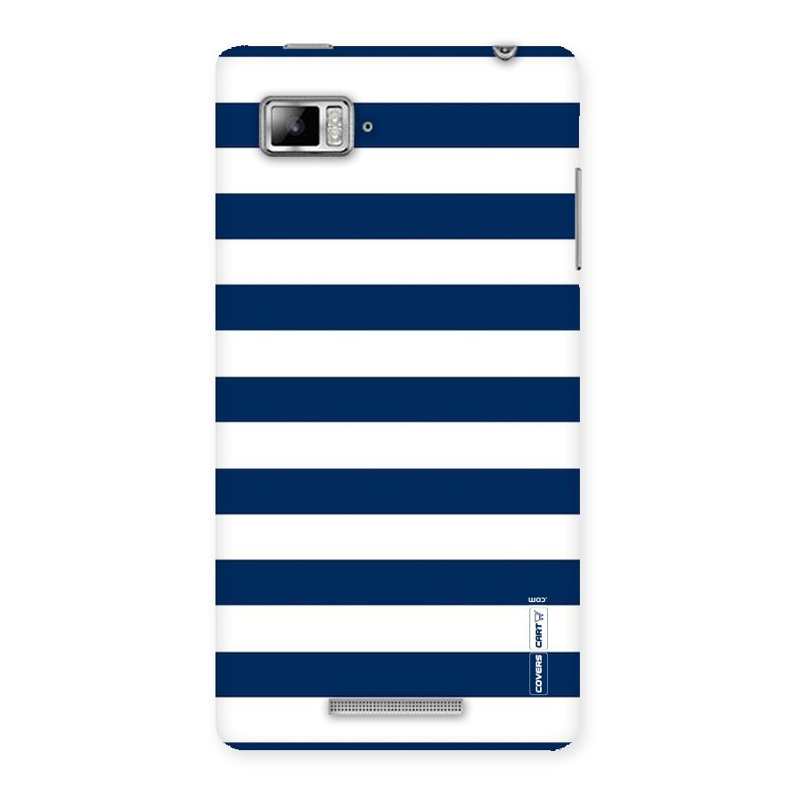 Classic Blue White Stripes Back Case for Lenovo Vibe Z K910