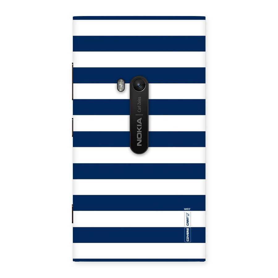 Classic Blue White Stripes Back Case for Lumia 920