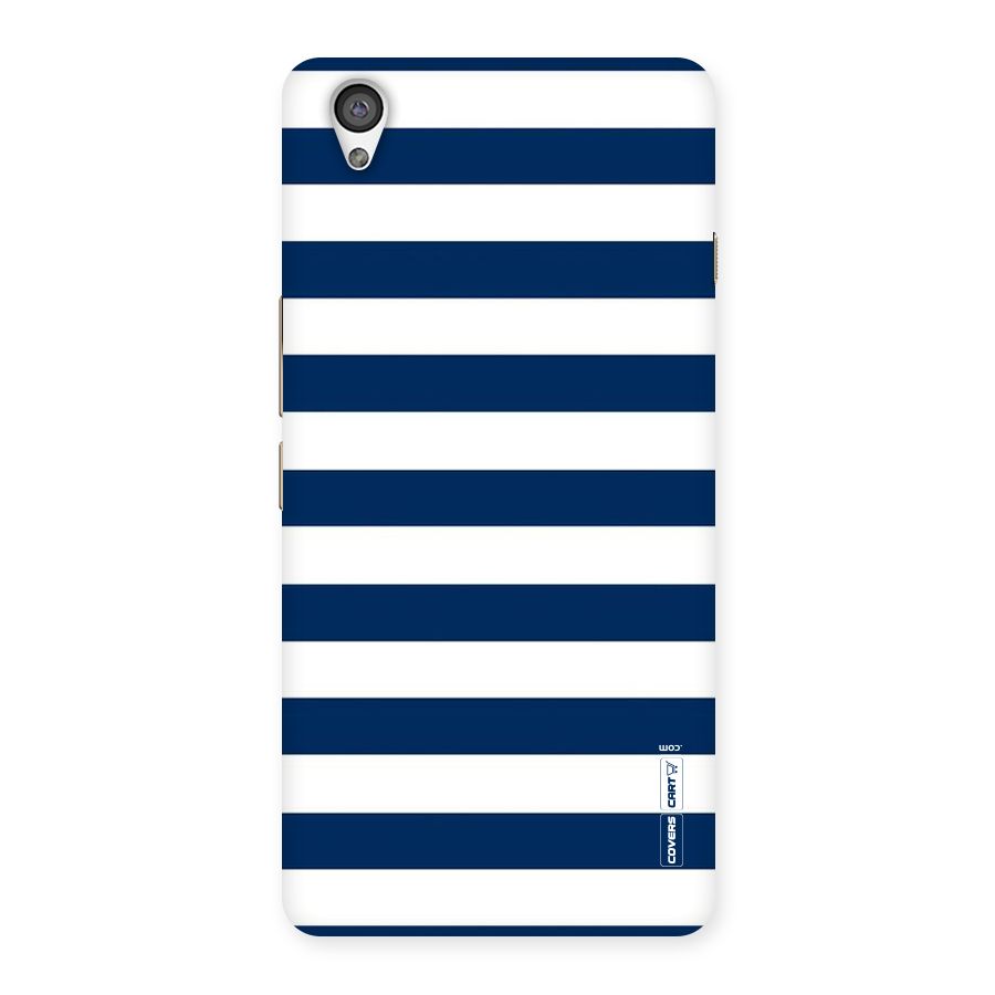Classic Blue White Stripes Back Case for OnePlus X