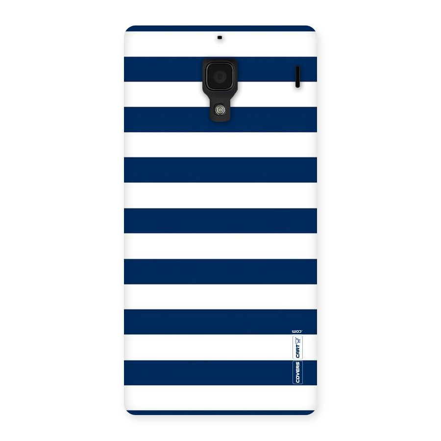 Classic Blue White Stripes Back Case for Redmi 1S