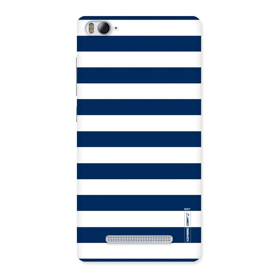Classic Blue White Stripes Back Case for Xiaomi Mi4i