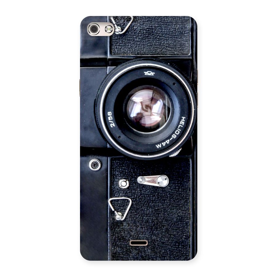 Classic Camera Back Case for Micromax Canvas Silver 5