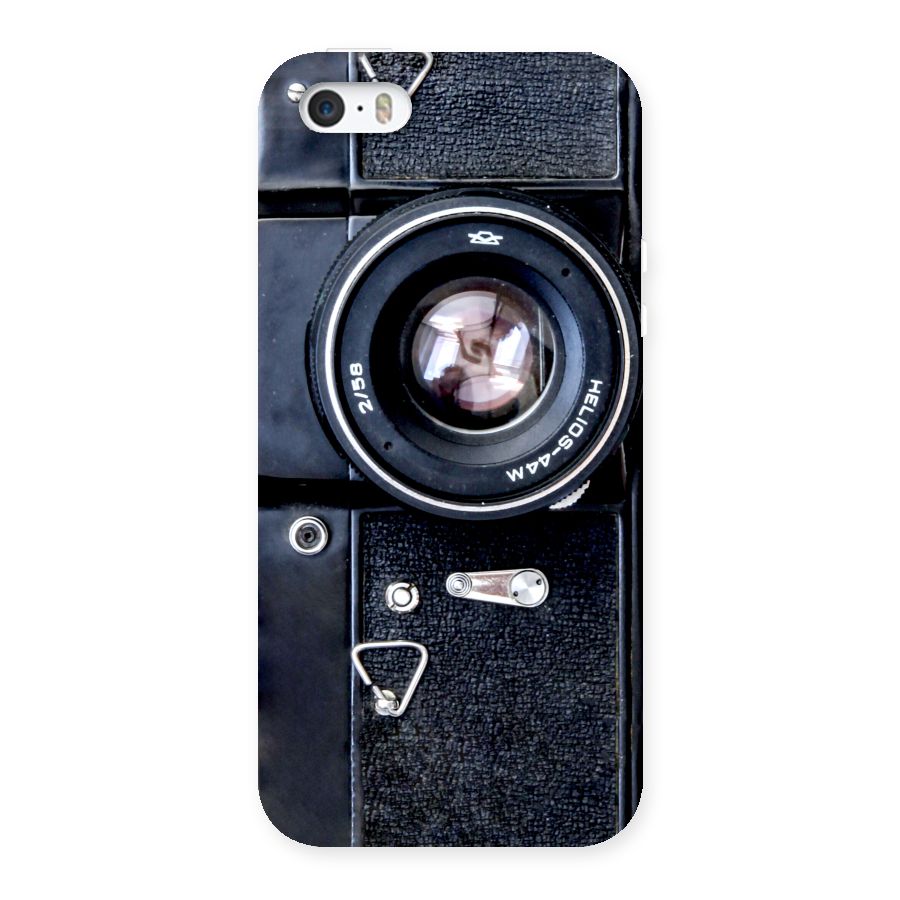 Classic Camera Back Case for iPhone SE