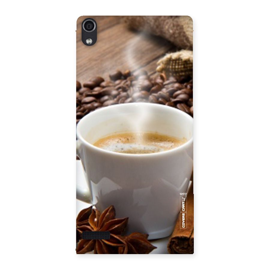 Classic Coffee Beans Back Case for Ascend P6