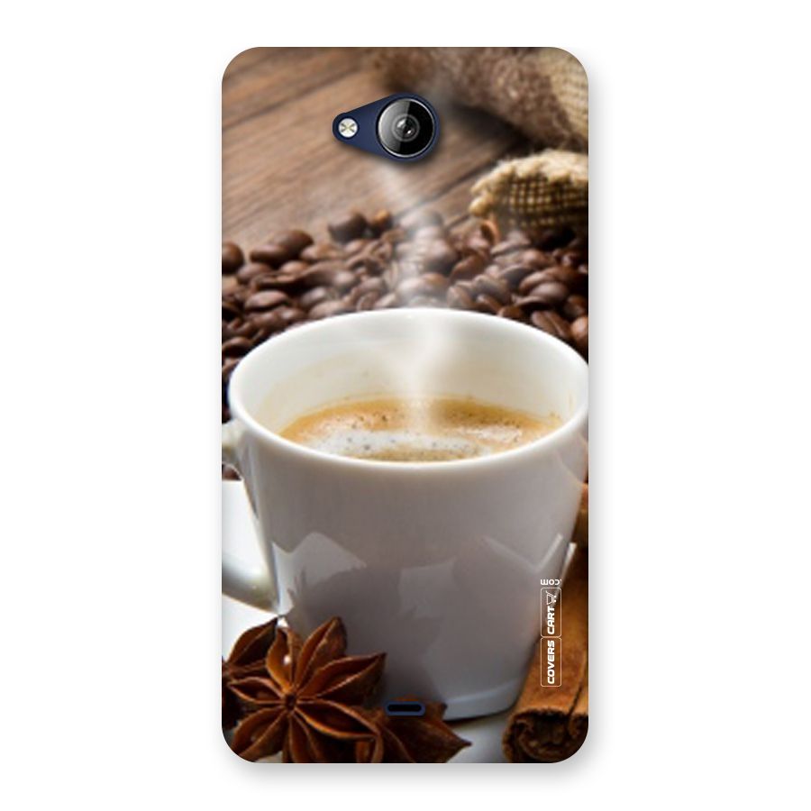 Classic Coffee Beans Back Case for Canvas Play Q355