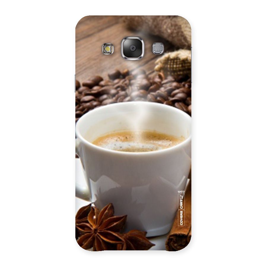 Classic Coffee Beans Back Case for Galaxy E7