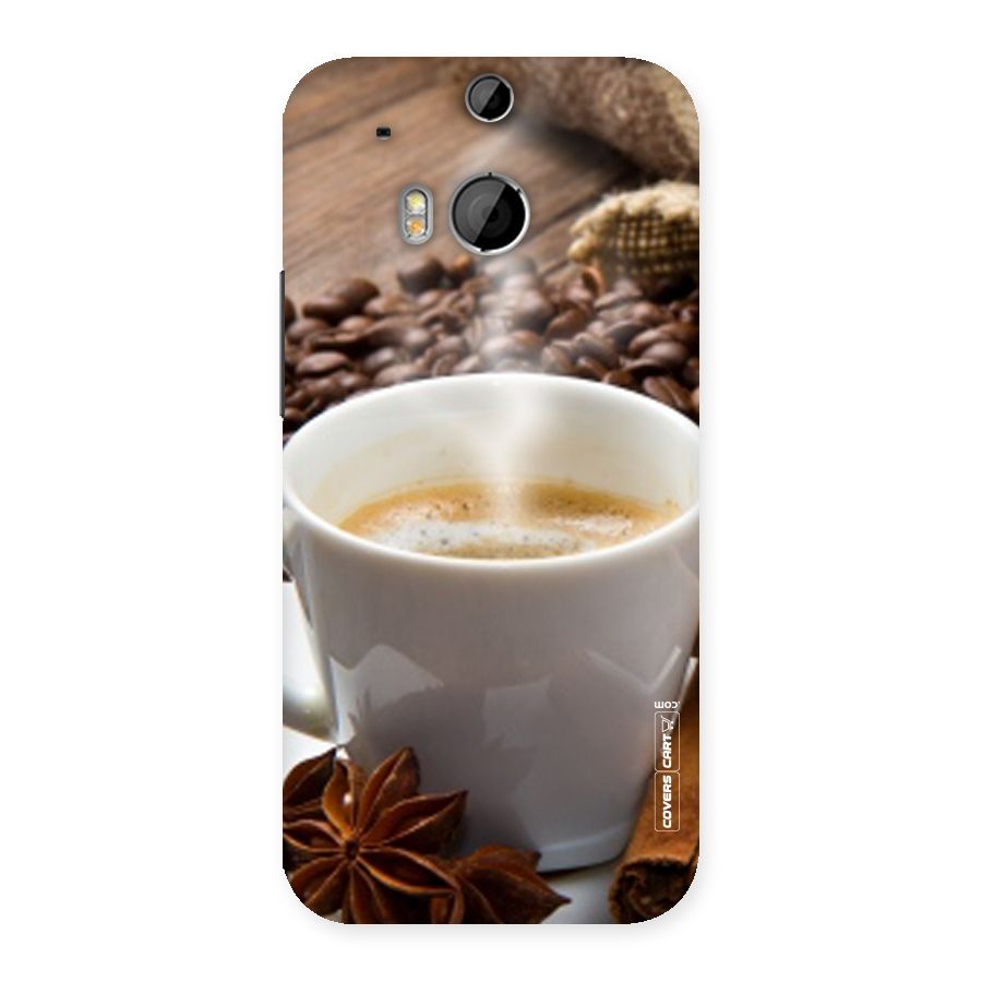Classic Coffee Beans Back Case for HTC One M8