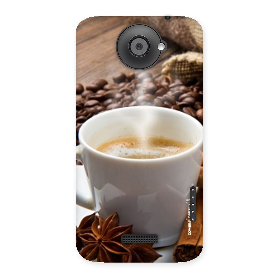 Classic Coffee Beans Back Case for HTC One X