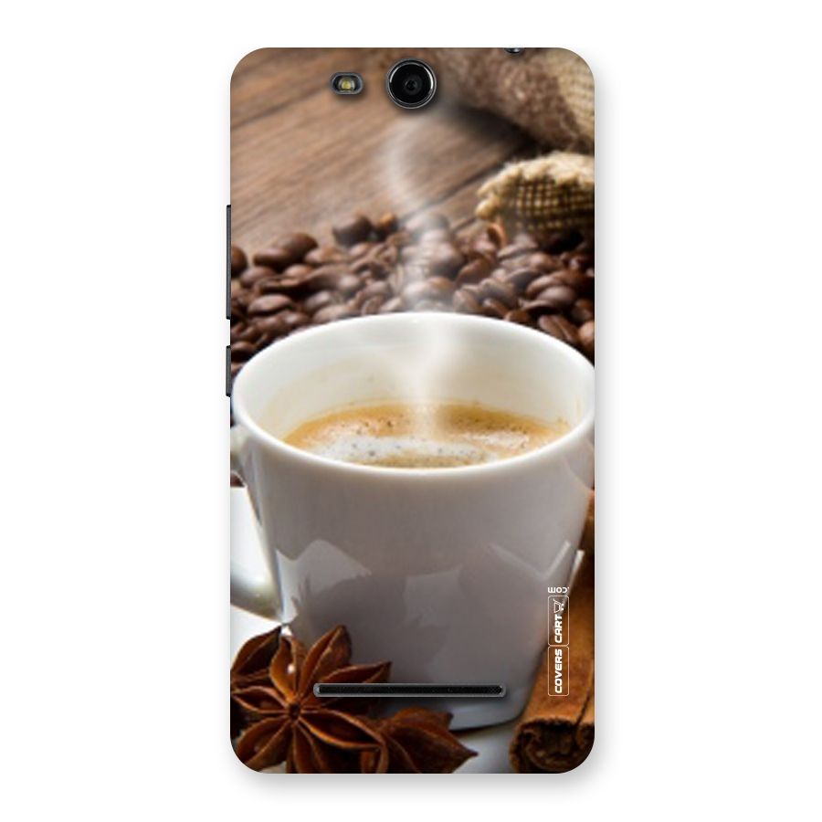 Classic Coffee Beans Back Case for Micromax Canvas Juice 3 Q392