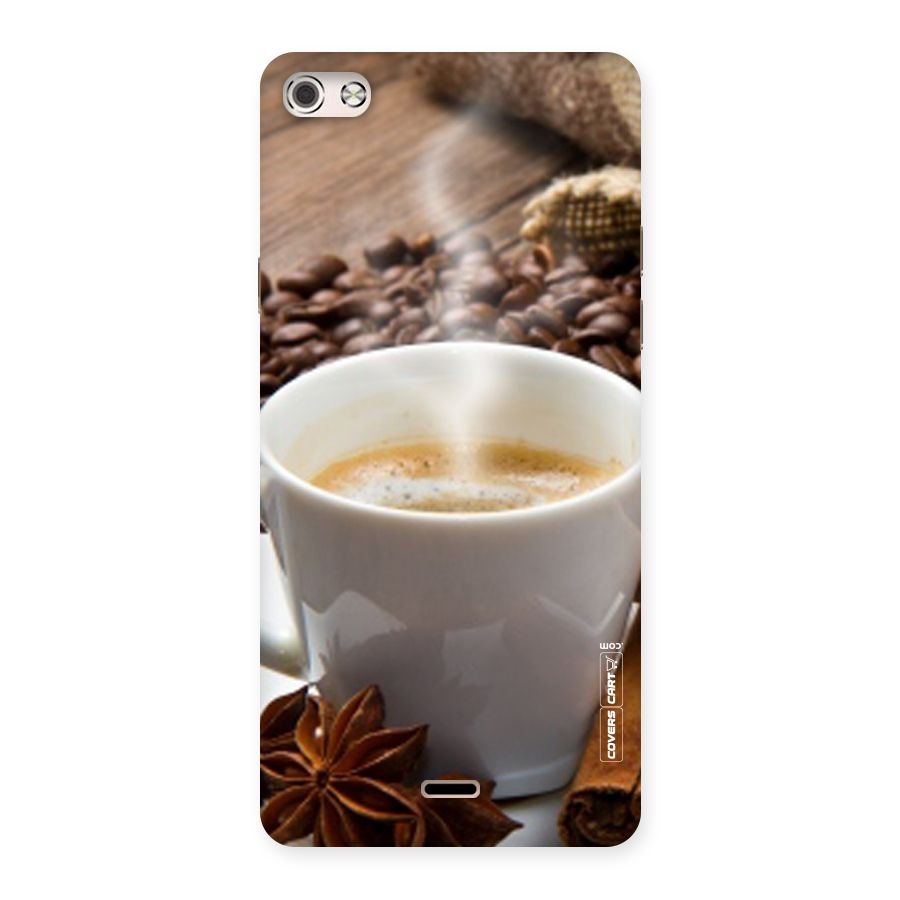 Classic Coffee Beans Back Case for Micromax Canvas Silver 5