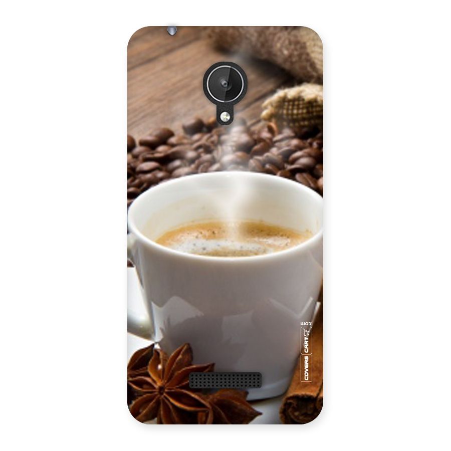 Classic Coffee Beans Back Case for Micromax Canvas Spark Q380
