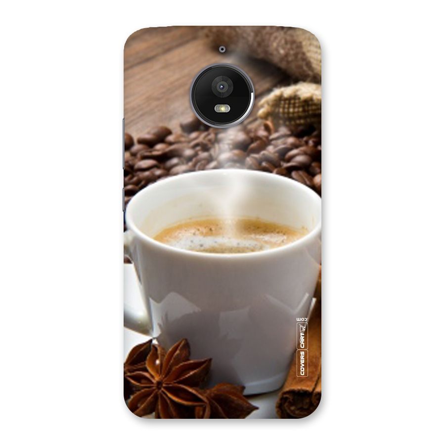 Classic Coffee Beans Back Case for Moto E4 Plus