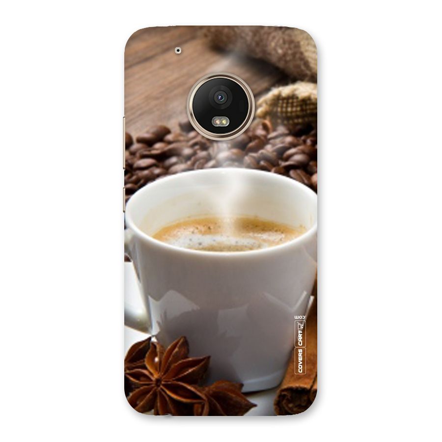 Classic Coffee Beans Back Case for Moto G5 Plus