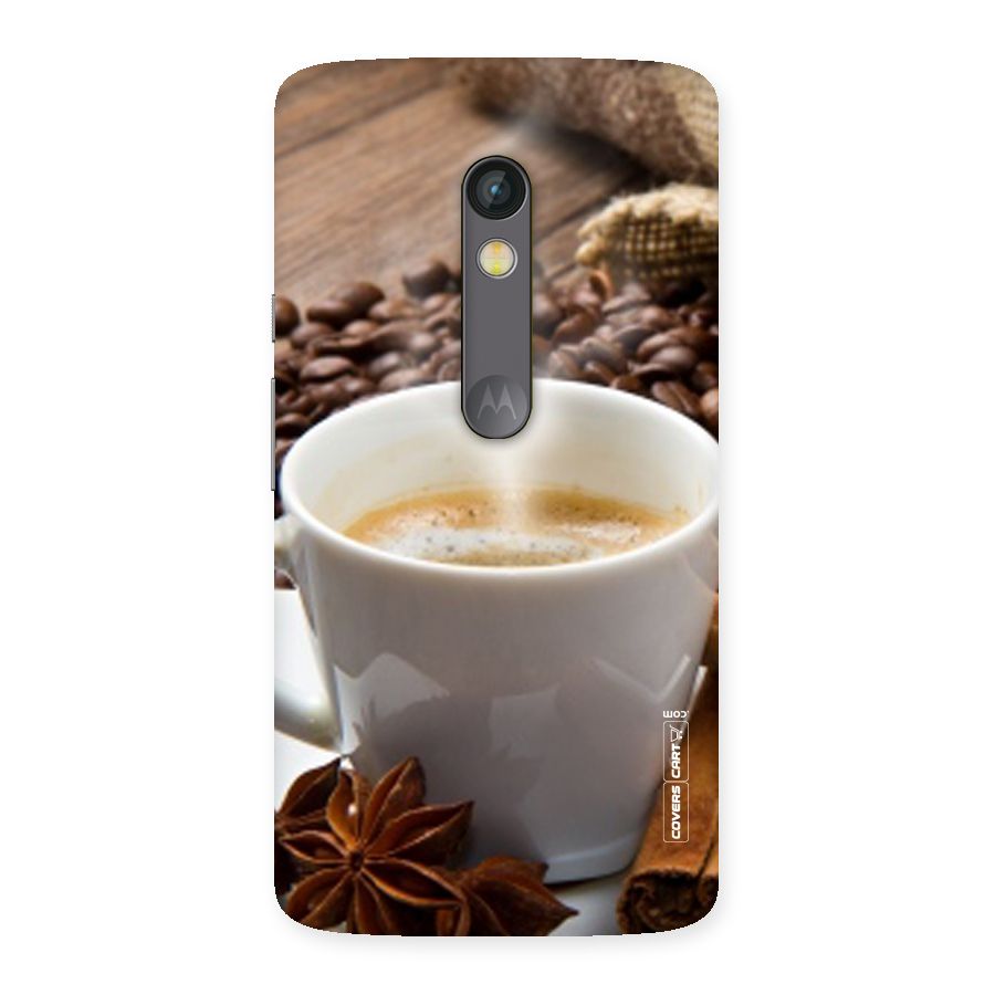 Classic Coffee Beans Back Case for Moto X Play
