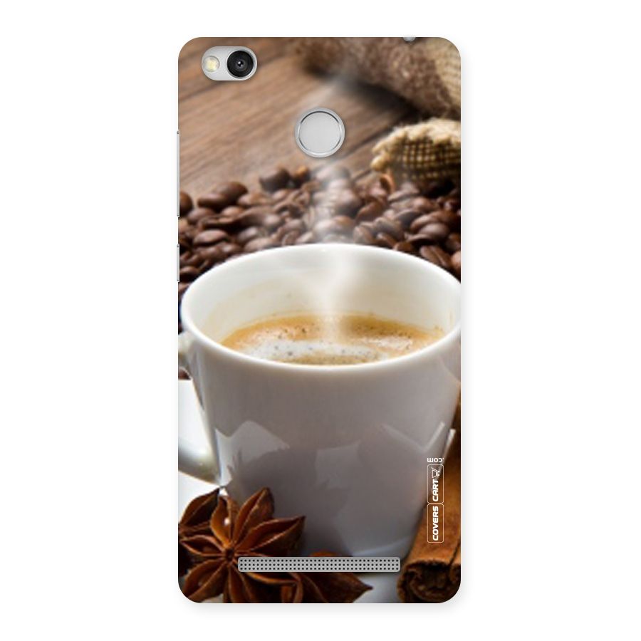 Classic Coffee Beans Back Case for Redmi 3S Prime
