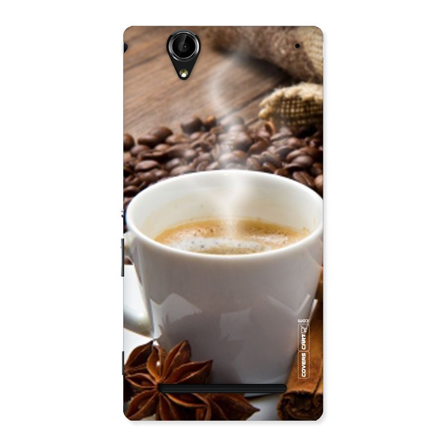 Classic Coffee Beans Back Case for Sony Xperia T2