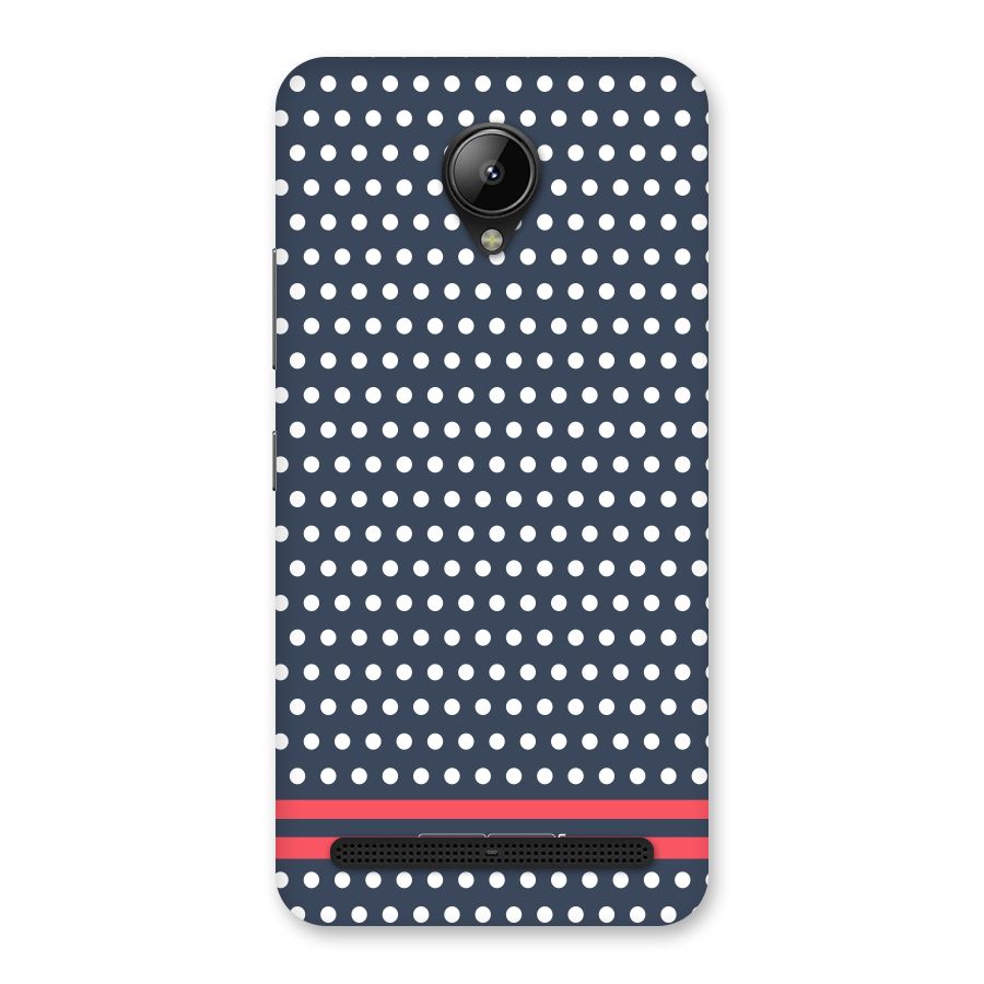 Classic Polka Dots Back Case for Lenovo C2