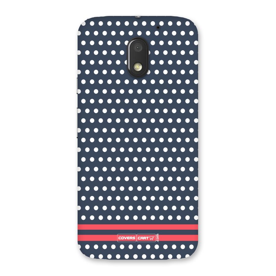 Classic Polka Dots Back Case for Moto E3 Power