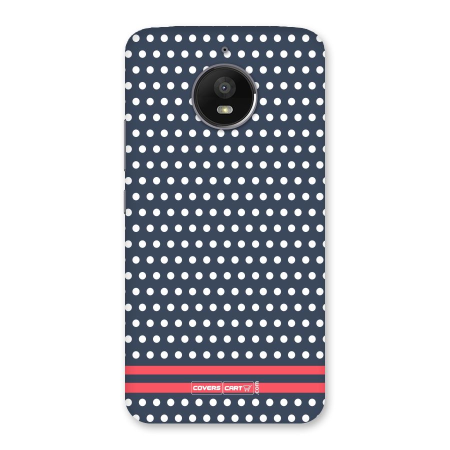 Classic Polka Dots Back Case for Moto E4 Plus