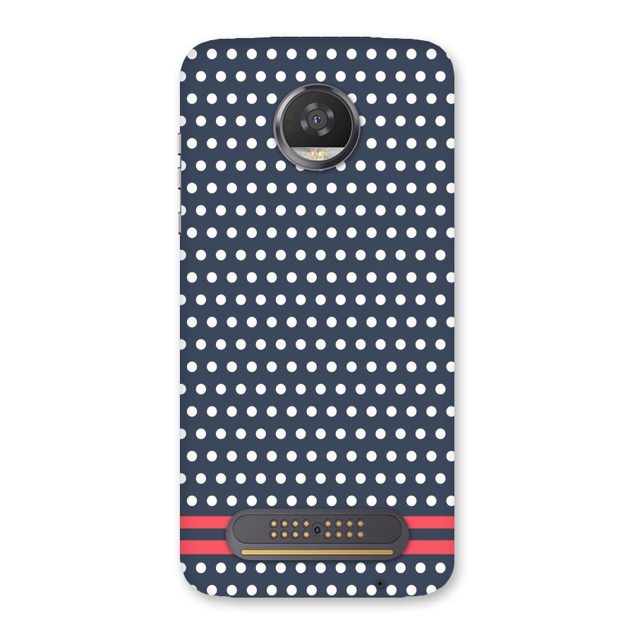 Classic Polka Dots Back Case for Moto Z2 Play