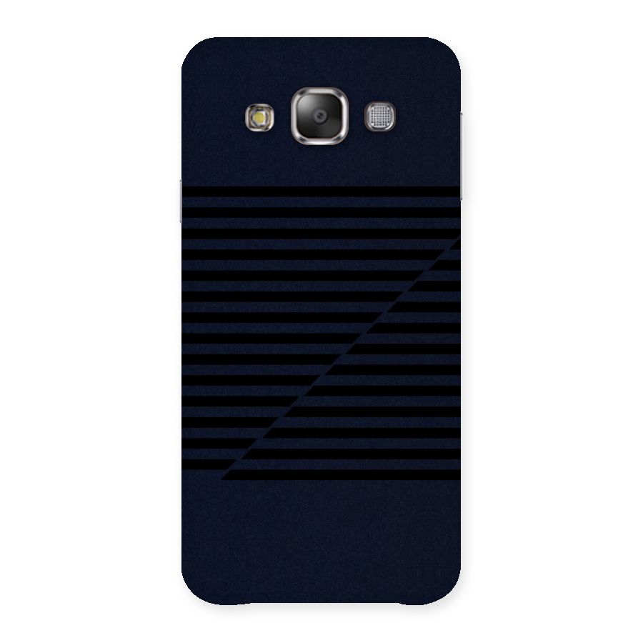 Classic Stripes Cut Back Case for Galaxy E7