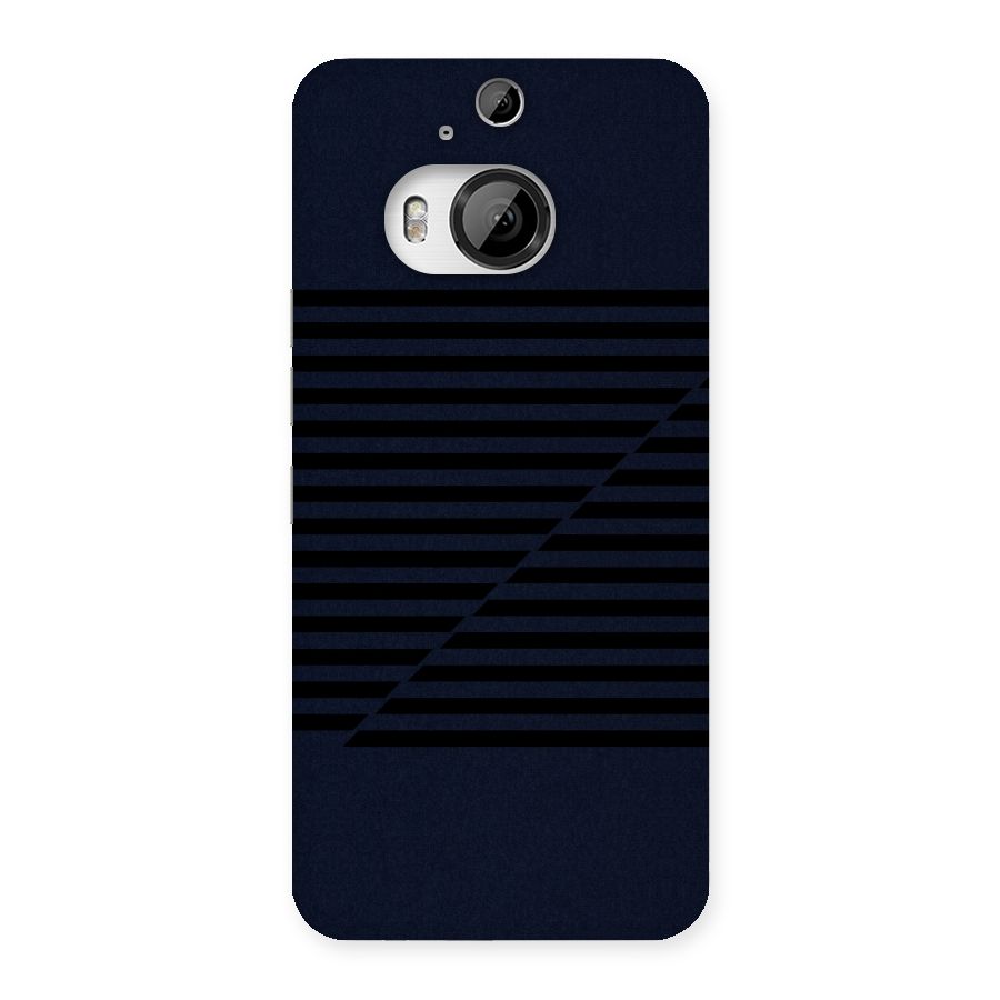Classic Stripes Cut Back Case for HTC One M9 Plus