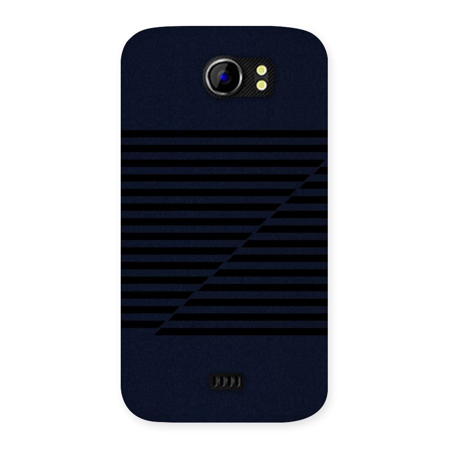 Classic Stripes Cut Back Case for Micromax Canvas 2 A110
