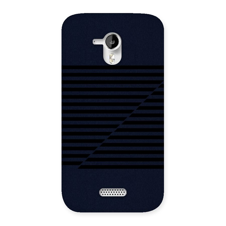 Classic Stripes Cut Back Case for Micromax Canvas HD A116