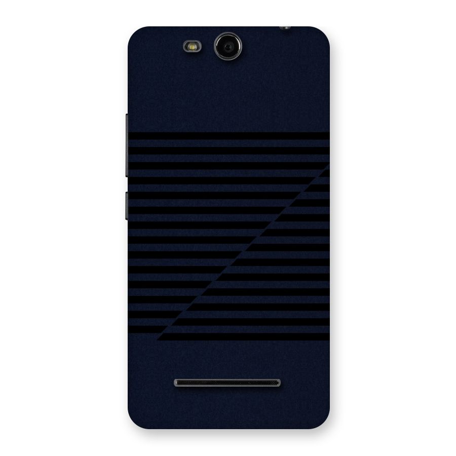 Classic Stripes Cut Back Case for Micromax Canvas Juice 3 Q392