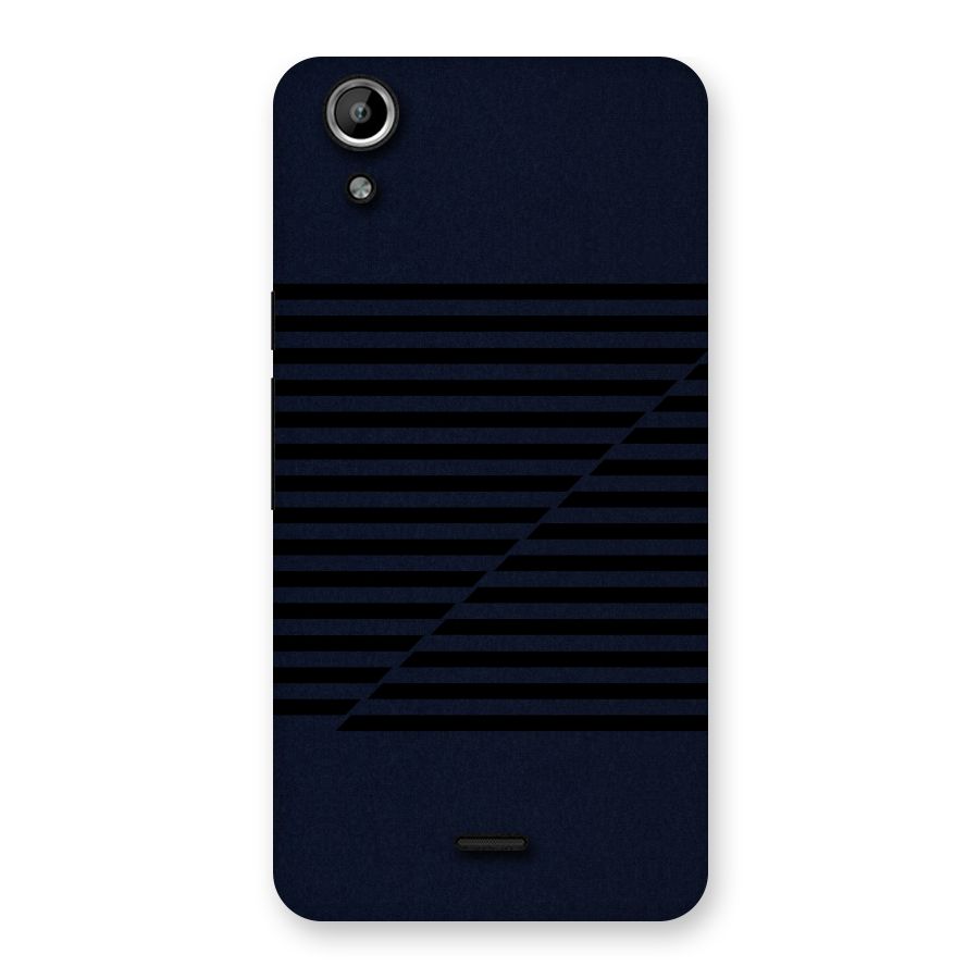 Classic Stripes Cut Back Case for Micromax Canvas Selfie Lens Q345