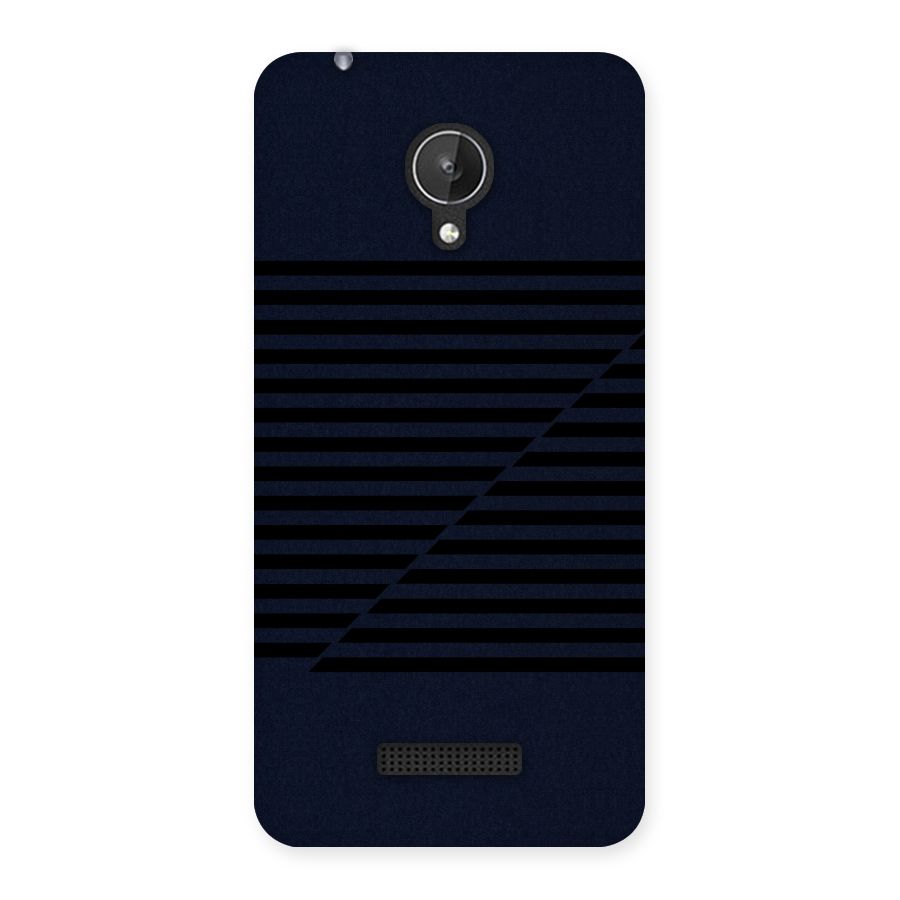 Classic Stripes Cut Back Case for Micromax Canvas Spark Q380