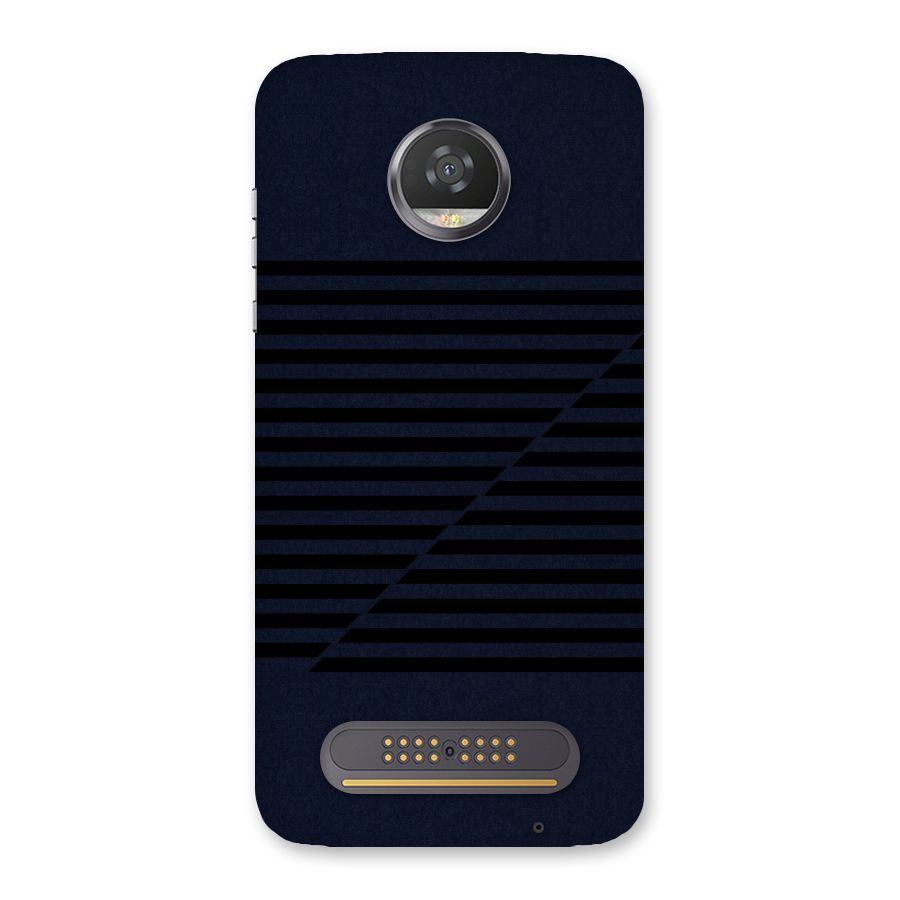 Classic Stripes Cut Back Case for Moto Z2 Play