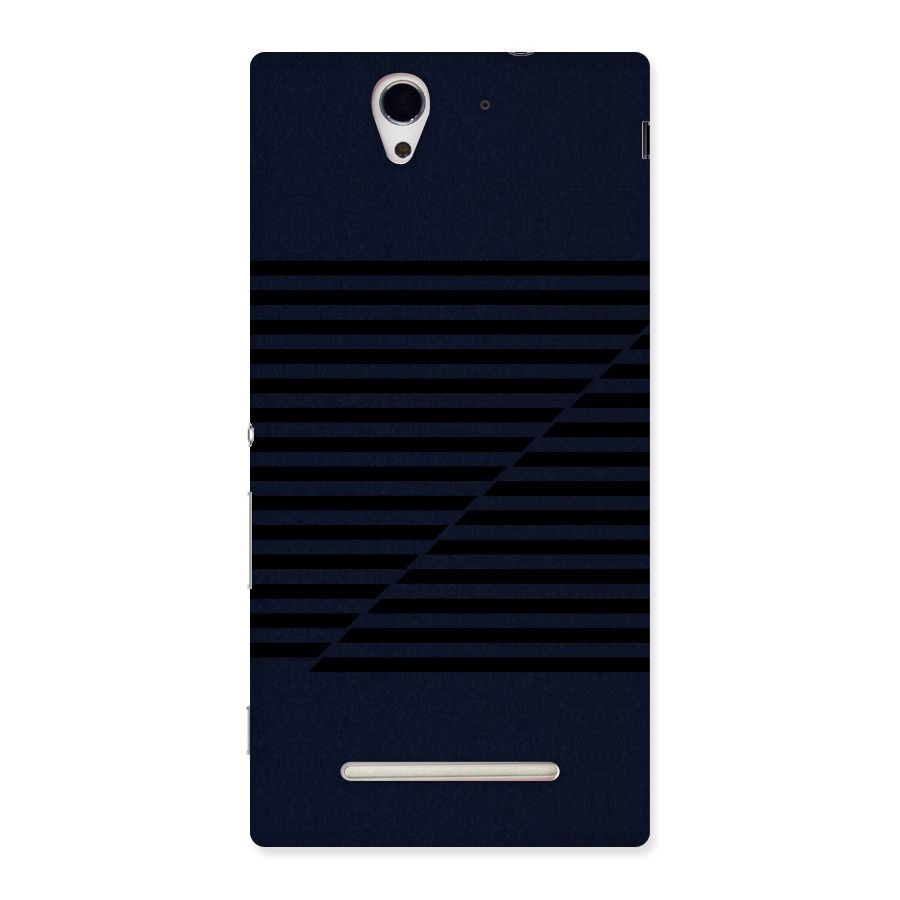 Classic Stripes Cut Back Case for Sony Xperia C3