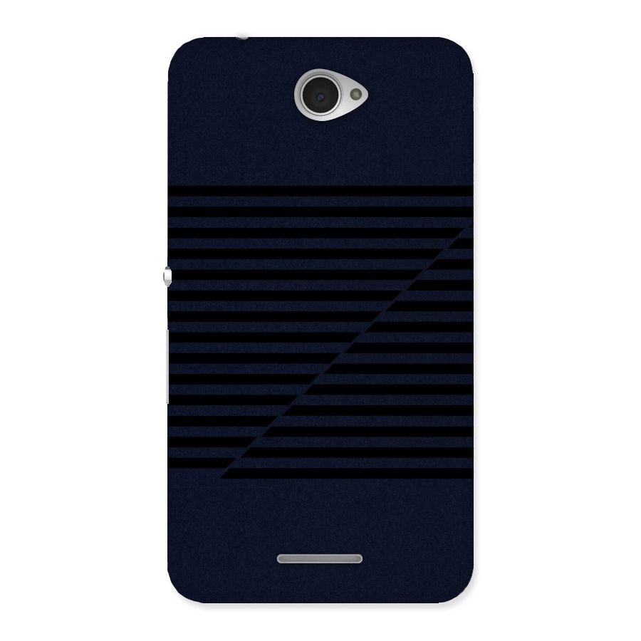 Classic Stripes Cut Back Case for Sony Xperia E4
