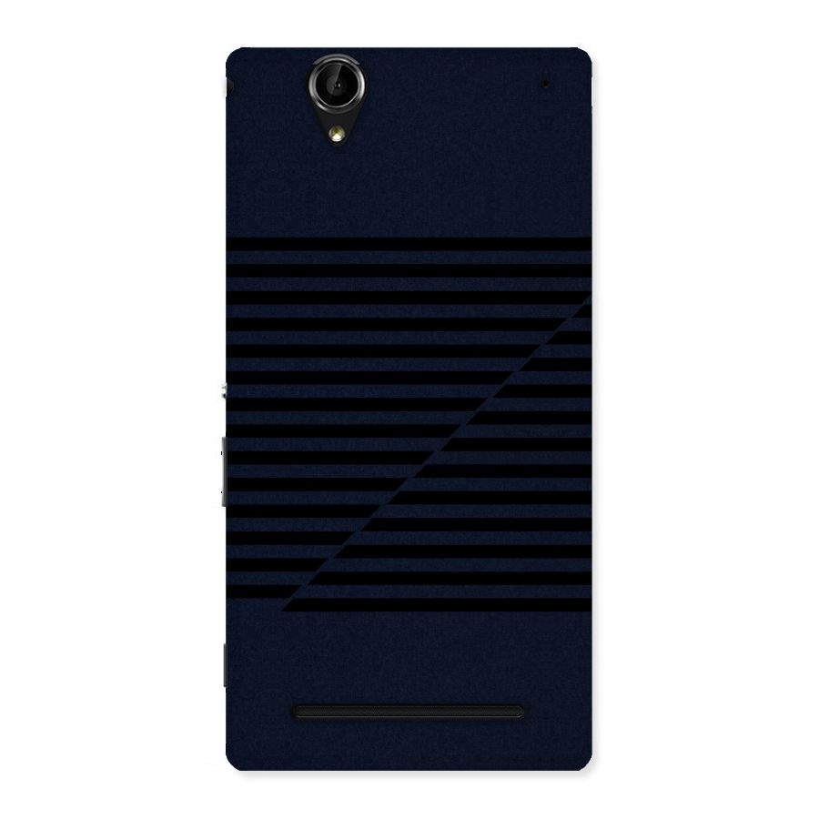 Classic Stripes Cut Back Case for Sony Xperia T2
