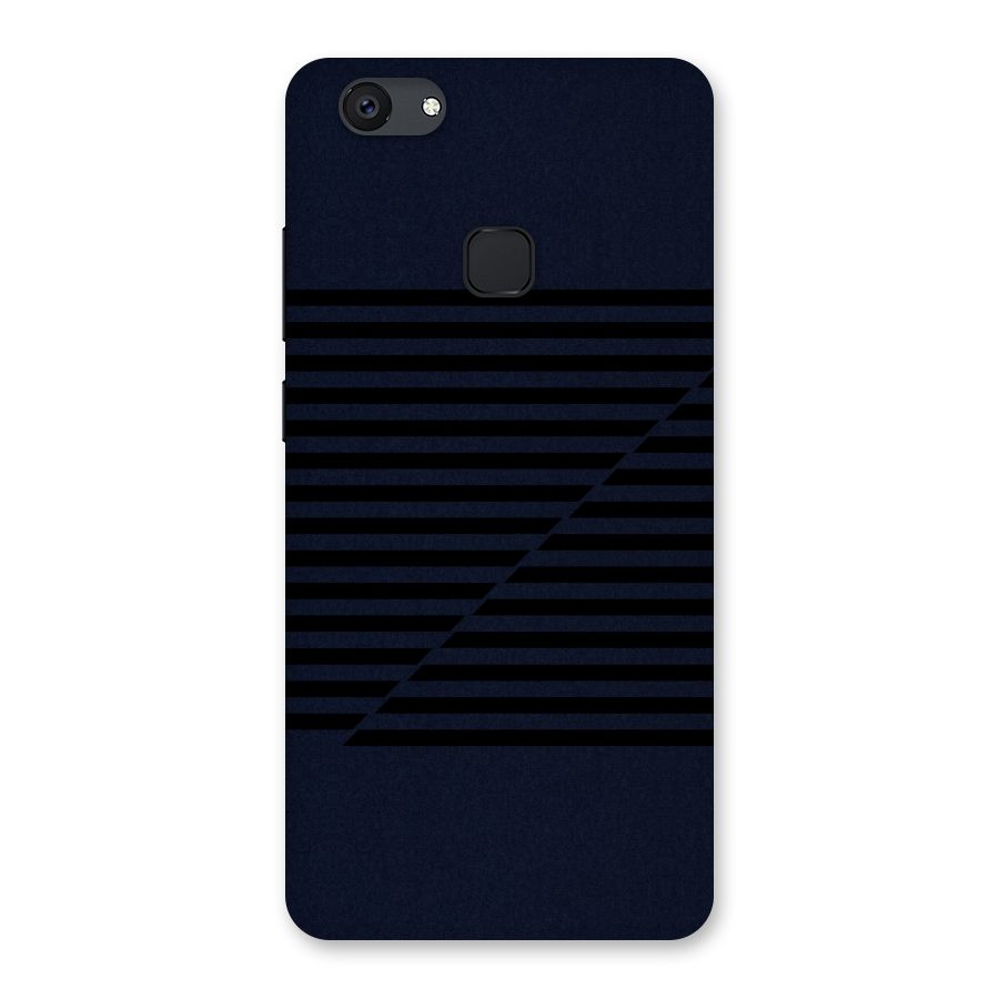 Classic Stripes Cut Back Case for Vivo V7 Plus