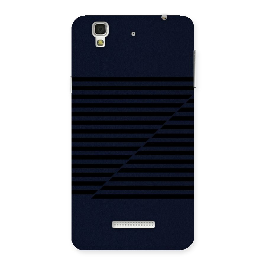 Classic Stripes Cut Back Case for YU Yureka Plus