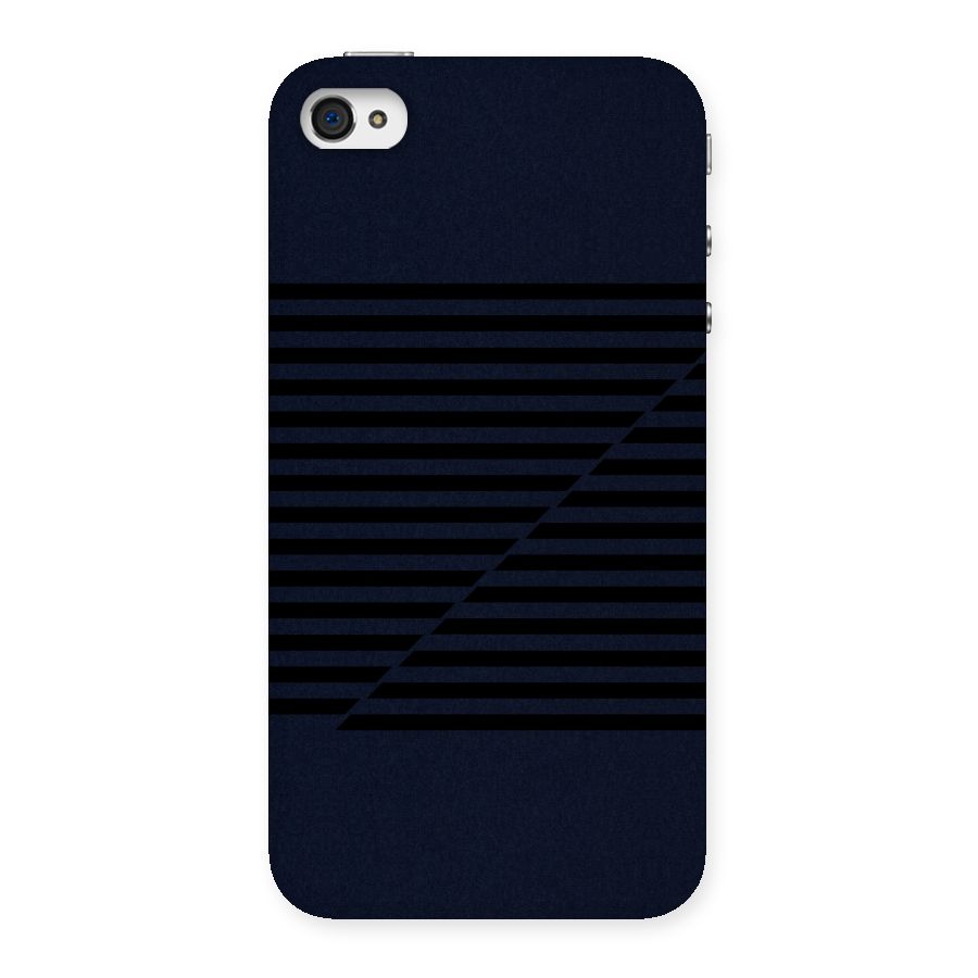 Classic Stripes Cut Back Case for iPhone 4 4s